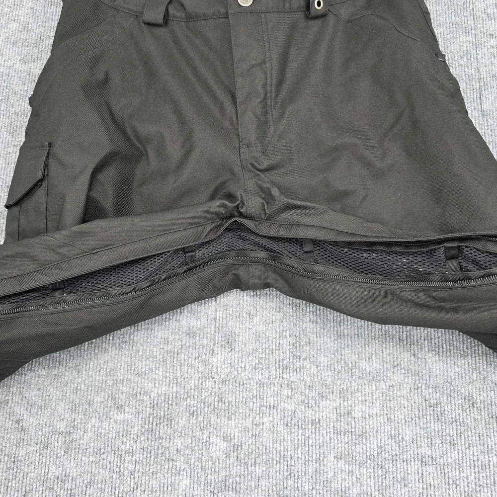 Burton DryRide Snowboard Pants Mens Medium Tall Black Cargo Ski Winter Trousers